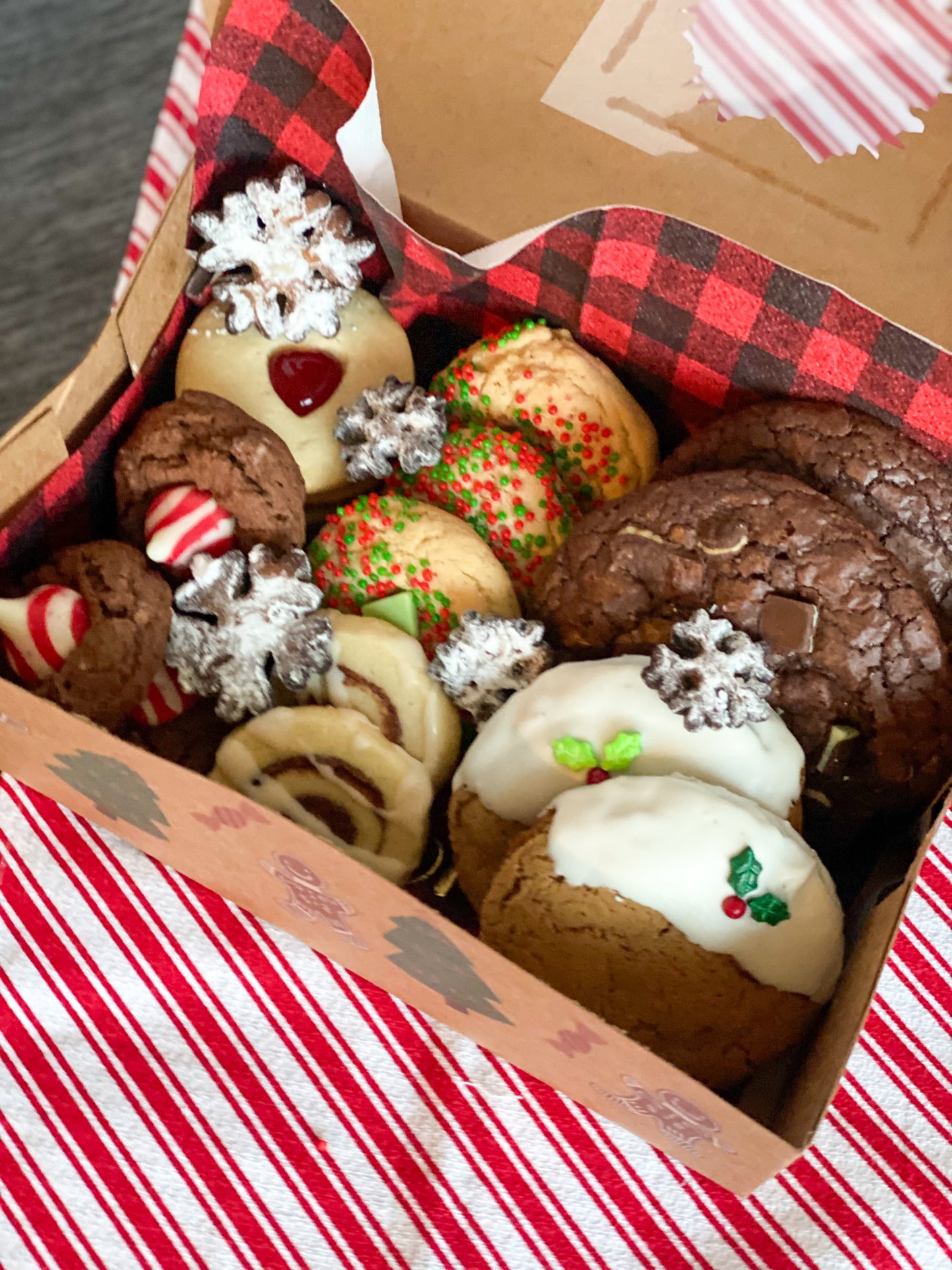 Christmas cookie box