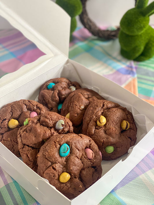 Easter chocolate M&m cookie box