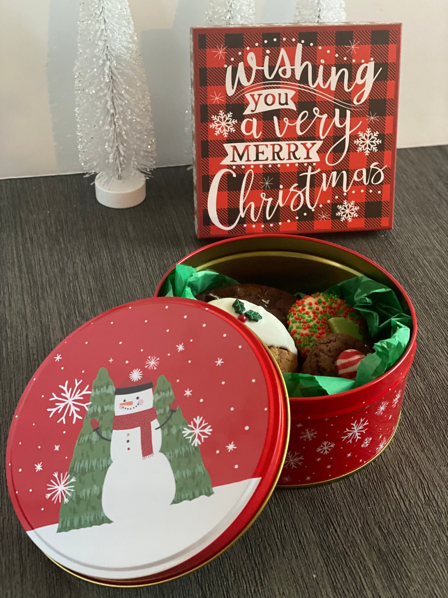 Mini Christmas cookie box