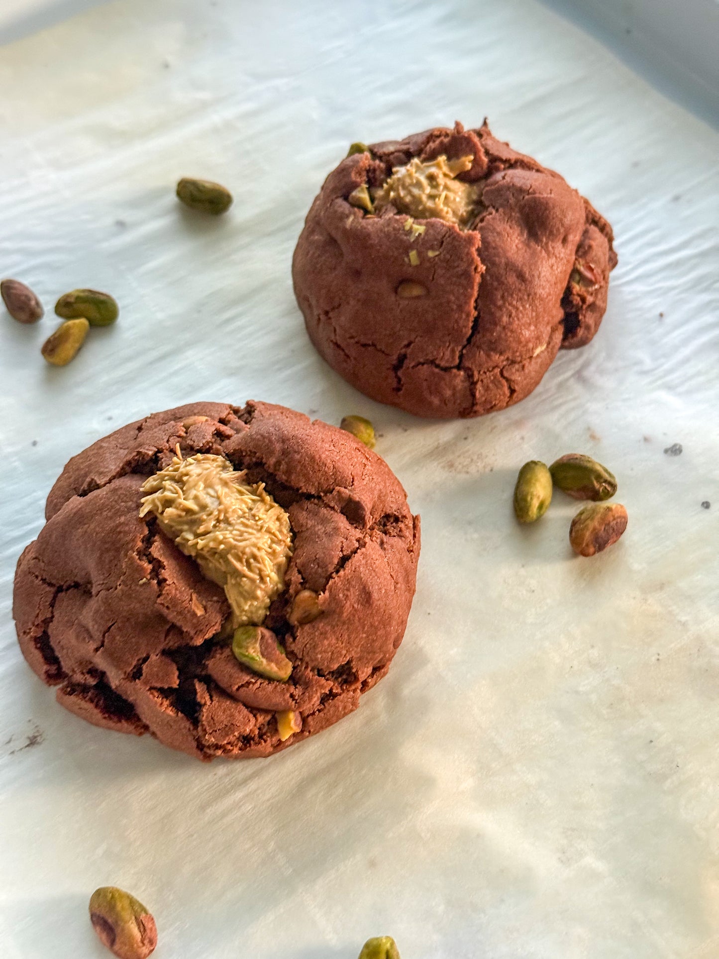 Chocolate Dubai cookies