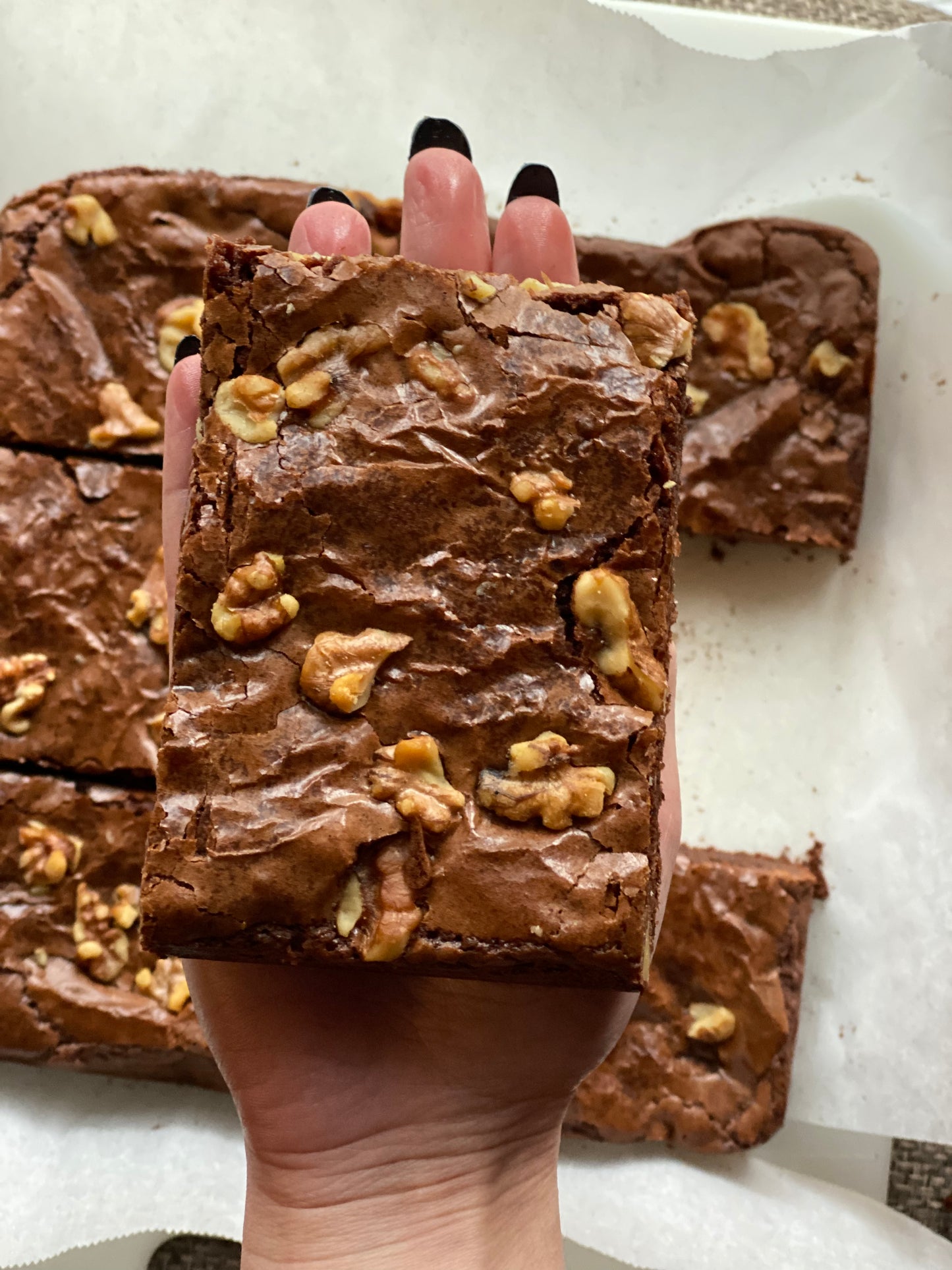 Walnut brownie