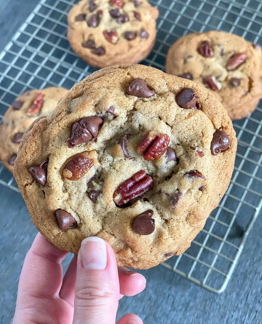 Brown butter, chocolate chip, pecan cookies